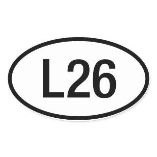Datsun Nissan L26 Engine Sticker 260Z