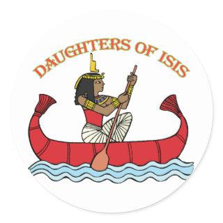 Daughters of Isis Classic Round Sticker