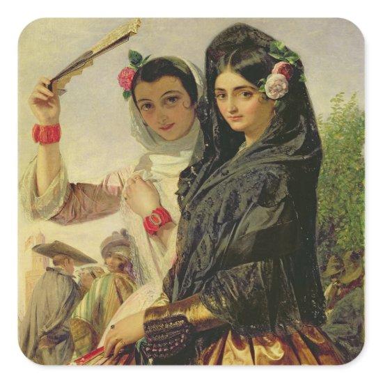 Daughters of the Alhambra Square Sticker