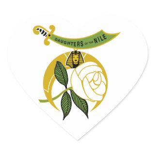 Daughters of the Nile Heart Sticker