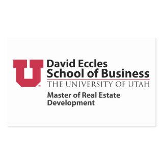 David Eccles - Real Estate Development Rectangular Sticker