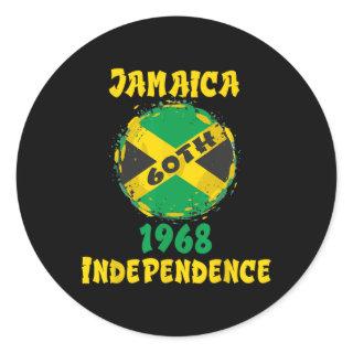 Day Jamaica 2023 61th  Classic Round Sticker