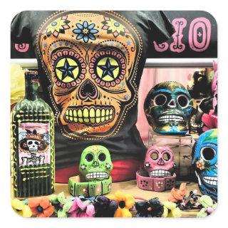 Day of the dead stickers
