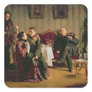 Day of the Parting, 1872 Square Sticker