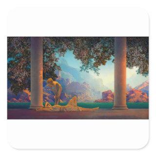 DAYBREAK Maxfield Parrish 1922 Stickers