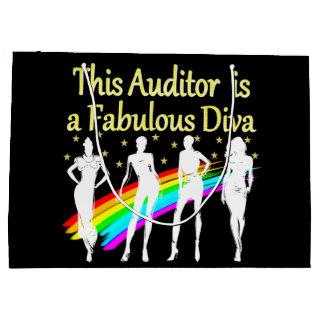 DAZZLING AUDITOR DIVA DESIGN LARGE GIFT BAG
