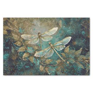 Dazzling  Dancing Dragonflies, Gossamer Wings Tissue Paper