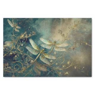 Dazzling Dragonflies, Elegant Dances Tissue Paper
