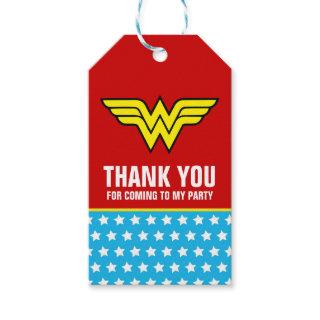 DC Comics | Wonder Woman Logo | Happy Birthday Gift Tags