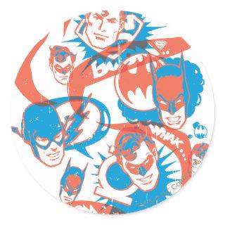 DC Originals - Logo Burst Classic Round Sticker