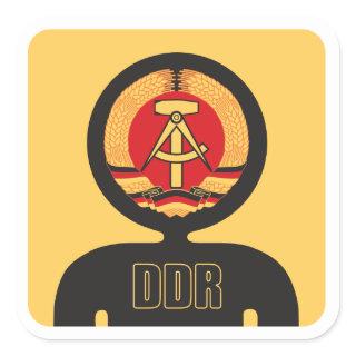 DDR flag avatar Square Sticker