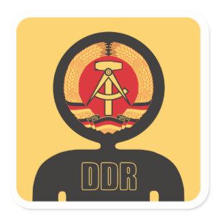 DDR flag avatar Square Sticker