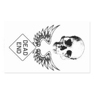 Dead End Rectangular Sticker