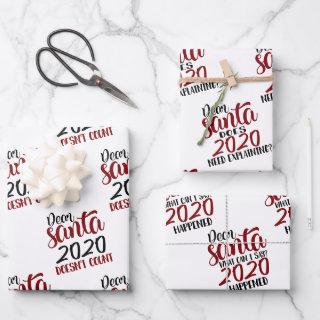 Dear Santa | We Can Just Blame 2020 Quote Bundle  Sheets