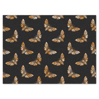 Death's Head Moth Pattern Tissue Paper