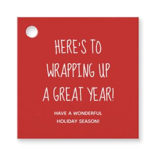 December Customizable Realtor Pop By Gift Tags