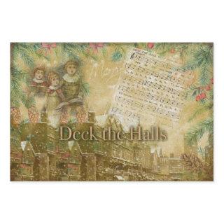 "Deck the Halls" Vintage  Sheets