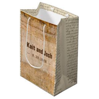 Declaration of Independence 📜 Historical Parchmen Medium Gift Bag