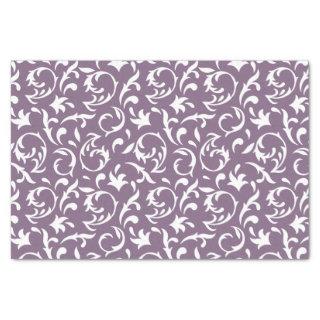 Decorative Floral in White Tissue Paper