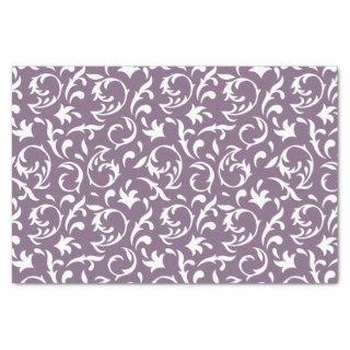 Decorative Floral in White Tissue Paper