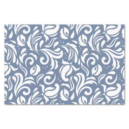 Decorative Tulip Floral in White Tissue Paper