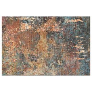 Decoupage Abstract Rust Orange Brown Bronze  Tissue Paper