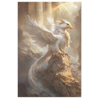 Decoupage Dramatic Griffon Ancient Columns Royal  Tissue Paper