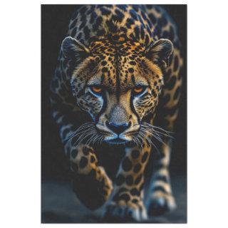 Decoupage Exotic Leopard Close Up Digital Art Tissue Paper