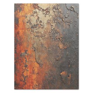 Decoupage Faux Finish Patina Copper  Tissue Paper