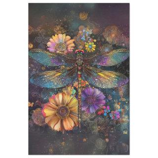 Decoupage Intricate Dragonfly Pattern Wings Tissue Paper