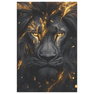 Decoupage Majestic Lion With Mystical Effects Tissue Paper