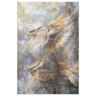 Decoupage Mythical Griffon an Eagle and Lion  Tissue Paper