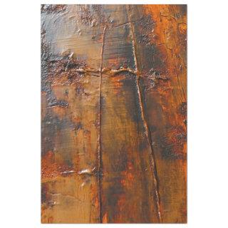Decoupage Textured Faux Finish Copper Color  Tissue Paper