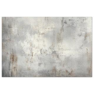 Decoupage Textured Grays White Faux Background Tissue Paper