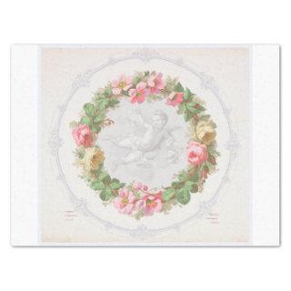 DECOUPAGE TISSUE PAPER : CEILING MEDALLION