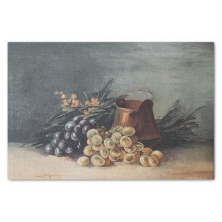 Decoupage Tissue Paper Fruit Copper Vintage