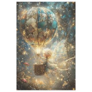 Decoupage Whimsical Fairy Enchanted Forest Balloon Tissue Paper