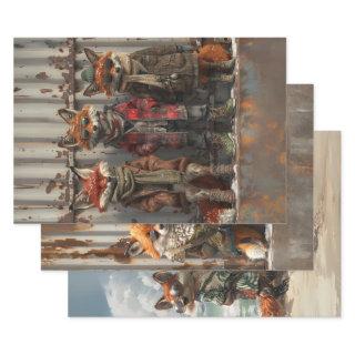 Decoupage Whimsical Mischievous Bretz FoxBrothers   Sheets