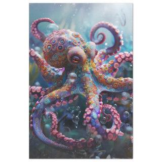 Decoupage Whimsical Octopus Photography Tissue Paper