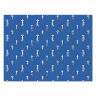 Deep Blue Sea Squid Pattern Tissue Paper