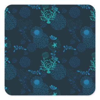 Deep in the Ocean Square Sticker