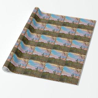 Deer with a Pink blue sky
