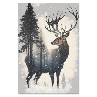 Deer with Trees Tissue Paper