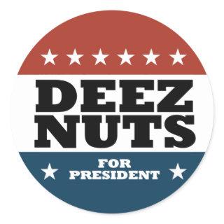 Deez Nuts 2024 Classic Round Sticker