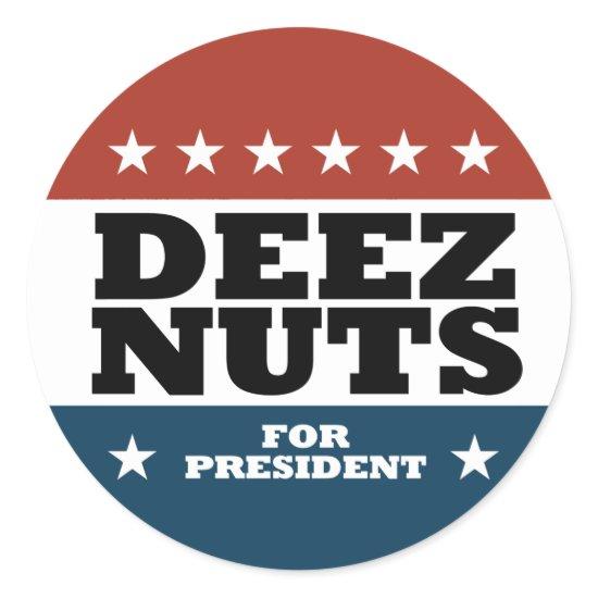 Deez Nuts 2024 Classic Round Sticker