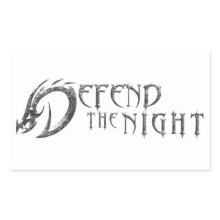 Defend The Night Logo Stickers