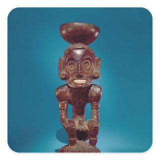 Deity figure , Dominican Republic Square Sticker