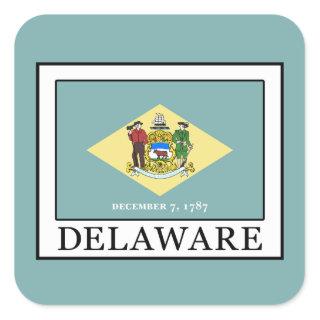 Delaware Square Sticker