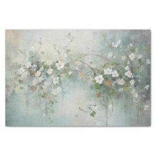 Delicate, Soft Beautiful Elegant Florals Decoupage Tissue Paper