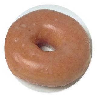 Delicious Glazed donut pastry Classic Round Sticker